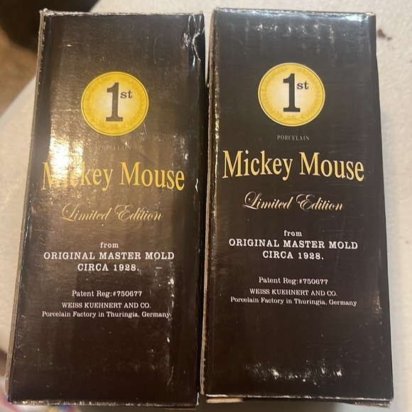 2 Limited Edition Master Mold Mickey Mouse Figurine - Picture 5 of 5